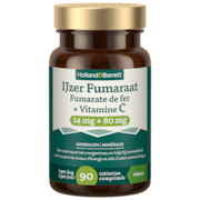 Holland & Barrett IJzer Fumaraat + Vitamine C 14mg + 80mg - 90 tabletten