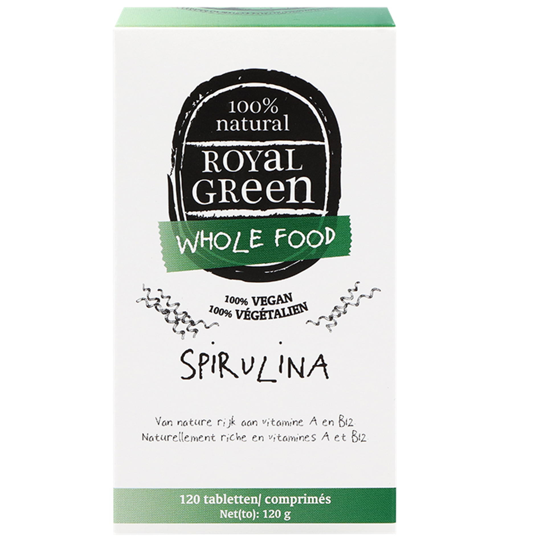 Royal Green Spirulina 1000mg Bio kopen bij Holland & Barrett