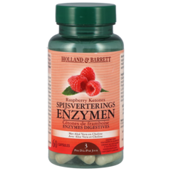 Holland & Barrett Raspberry Ketones Spijsverterings Enzymen (60 Capsules)