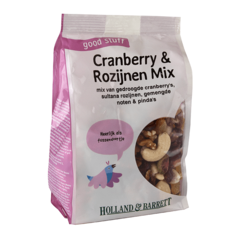 Mélange de noix, de raisins secs et de canneberges Holland & Barrett (250 g)