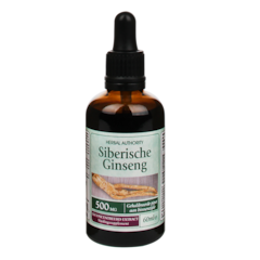 Herbal Authority Extrait liquide Ginseng de Sibérie 500 mg 60 ml