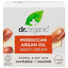 Crème de Jour Dr. Organic à l'huile d'argan marocaine 50 ml