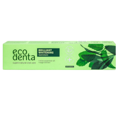 Ecodenta Dentifrice blanchissant à l'huile de menthe, extrait de sauge et Kalident - 100ml