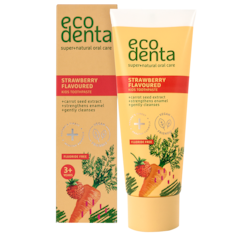 Ecodenta Dentifrice spécial enfants parfum fraises des bois, à l'extrait de carotte & Kalident - 75ml