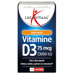 Lucovitaal Vitamine D3, 75mcg (70 Capsules)