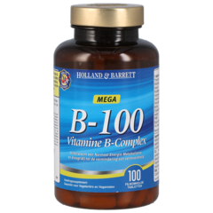 Holland & Barrett Vitamine B100 Complex (100 Tabletten)