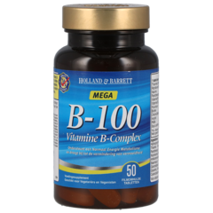 Holland & Barrett Vitamine B100 Complex (50 Tabletten)