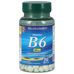 Holland & Barrett Vitamine B6, 21mg (250 Tabletten)