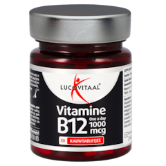 Vitamine B12 1000mcg Kersensmaak - 30 kauwtabletten