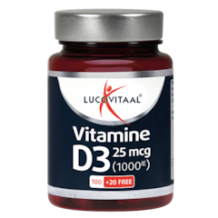 Lucovitaal Vitamine D3 25mcg - 120 capsules