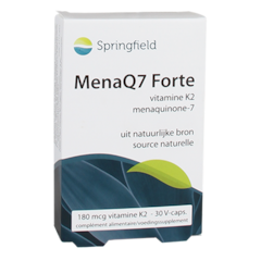 Springfield Menaq7 Forte Vitamine K2 , 180mcg (30 Capsules)