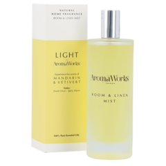 AromaWorks Light Range Room Mist Mandarin & Vetivert - 100ml
