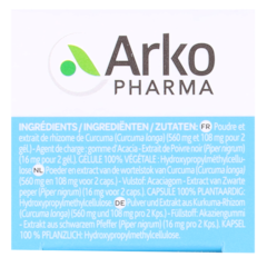 Afbeelding 3 voor Arkocaps Curcuma, 360mg (45 Capsules)
