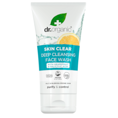 Nettoyant visage Dr. Organic Skin Clear Deep Pore au Charbon 125 ml