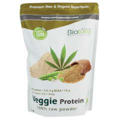 Biotona Raw Veggie Protein Poeder Bio - 1kg