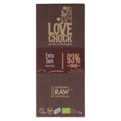 Lovechock Extra Dark 93% Cacao Bio - 70g