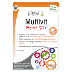 Physalis Multivit Actif 50+ (30 Tabletten)