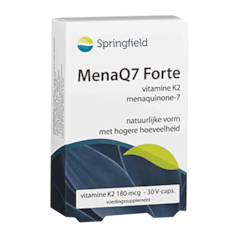 Springfield MenaQ7 Forte Vitamine K2 (30 Capsules)