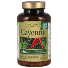 Nature's Garden Cayenne 100 Gélules molles 450 mg