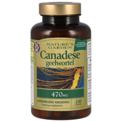 Nature's Garden Canadese Geelwortel, 470mg - 100 Capsules