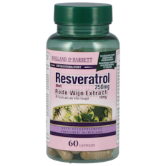 Holland & Barrett Resveratrol aux extraits de vin rouge, 250 mg (60 capsules)