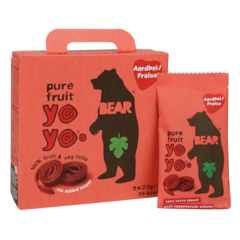 Bear Yoyo Strawberry Fruitrolletjes (100gr)