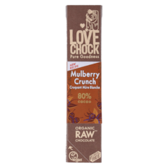 Lovechock Croquant Mûre Blanche 80% Cacao - 40g