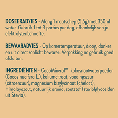 Afbeelding 2 voor Elektrolyten Hydration Drink Perzik - 165g (30 porties)