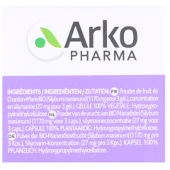 Afbeelding 3 voor Arkocaps Mariadistel, 390mg (45 Capsules)