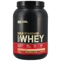 Optimum Nutrition Gold Standard 100% Whey Glace à la Vanille - 900g