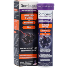 Sambucol Immuno Forte Vitamine C + Zink - 15 bruistabletten