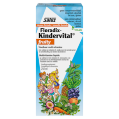 Kindervital multi vitamines fruitées spécial enfants formule 250 ml