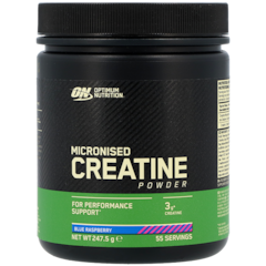 Afbeelding 1 voor Micronised Creatine Powder Blue Raspberry - 247,5g