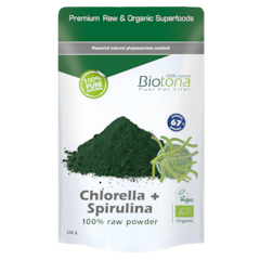 Biotona Spirulina + Chlorella Poeder Bio (200gr)