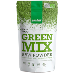 Purasana Raw Green Mix Poeder Bio - 200g