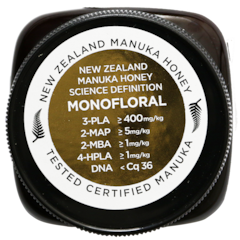 Manuka Bay Honey Manuka Honing Monofloral MGO 240 - 250g