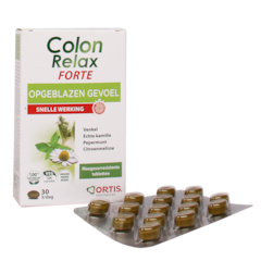 Colon Relax Opgeblazen Gevoel (30 Tabletten)