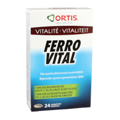 Ortis Ferro Vital Vitaliteit (24 Tabletten)