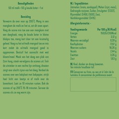 De Glutenvrije Bakker Scones Rozijnen Mix - 350g