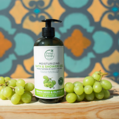 Petal Fresh Moisturizing Bath & Shower Gel Grape Seed & Olive Oil - 475ml