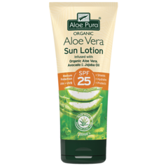Aloe Pura Lotion solaire Aloe Vera SPF 25 - 200ml