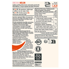Afbeelding 2 voor Lightly Sparkling Watermelon Hibiscus Drink - 250ml
