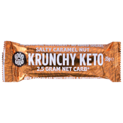 Good Good Krunchy Keto Barre Caramel Salé - 35g