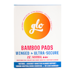 glo Bamboo Pads for Sensitive Bladder - 12 stuks