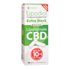 Neo-Cure Lipodiol Liposomale CBD Extra Sterk, 10mg (30 Capsules)