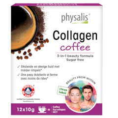 Physalis Café au collagène 3-en-1 formule beauté (12 x 10 g)