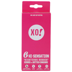 Xo! Préservatifs Hi-Sensation (6 pièces)