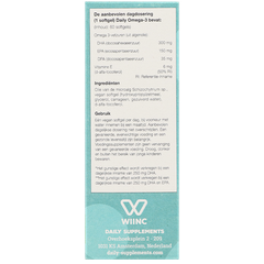 Afbeelding 2 voor Daily Omega-3 DHA & EPA - 60 capsules