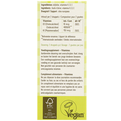 Afbeelding 3 voor Olive Drops Vitamine D en K Voor Baby's - 10 ml