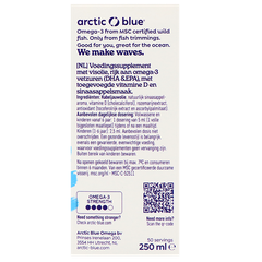 Afbeelding 3 voor Omega 3 Visolie DHA en EPA met Vitamine D - 250ml